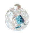 thumbnail image 1 of Kearding Decoraciones festivas con bola navideña tejida hecha con plástico para mayor durabilidad y versatilidad Kits de decoración para fiestas azul claro, 1 of 6