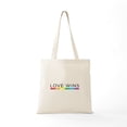 thumbnail image 5 of CafePress - Love Wins Tote Bag - Unisex Canvas Tote Bag, Beige, 1-Piece, 5 of 6