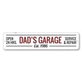 thumbnail image 2 of Dads Garage Novelty Decor, Metal Wall Sign - 4x18 Inches, 2 of 4