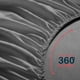 thumbnail image 4 of Premium 1800 - Sábana bajera Twin de microfibra ultrasuave hecha a máquina con bolsillo profundo , Gris - Lux Decor Collection LDC Lux Decor Collection Moderna, 4 of 6