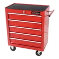 thumbnail image 3 of 5-Drawer Rolling Tool Chest, Metal Tool Storage Organizer Cart with Locking System and Wheels, Multifunctional Mechanic Tool Cart for Garage, Warehouse, Workshop, Repair Shop, Red, 3 of 8