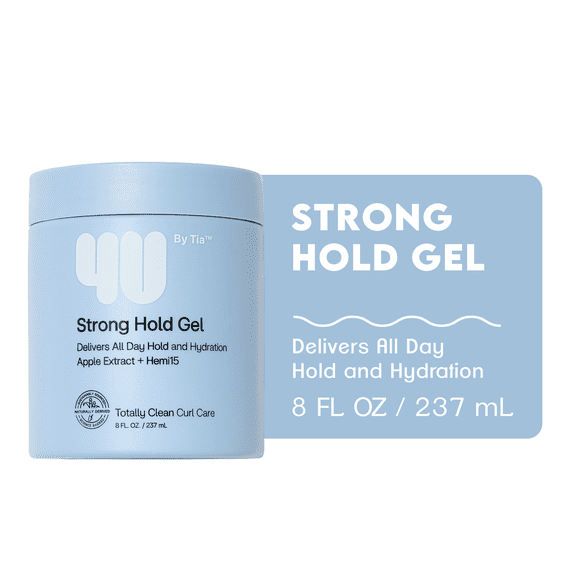 4U by Tia Strong Hold Gel with Apple Extract and Hemi15, 8 fl oz