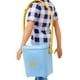 thumbnail image 4 of Muñeca Barbie It Takes Two Ken para acampar con camisa a cuadros jeans y zapatillas blancas Barbie, 4 of 6