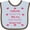 Blue and Chocolate, variant on Inktastic Nobody Loves Me Like My Grandma Loves Me Girls Baby Bib