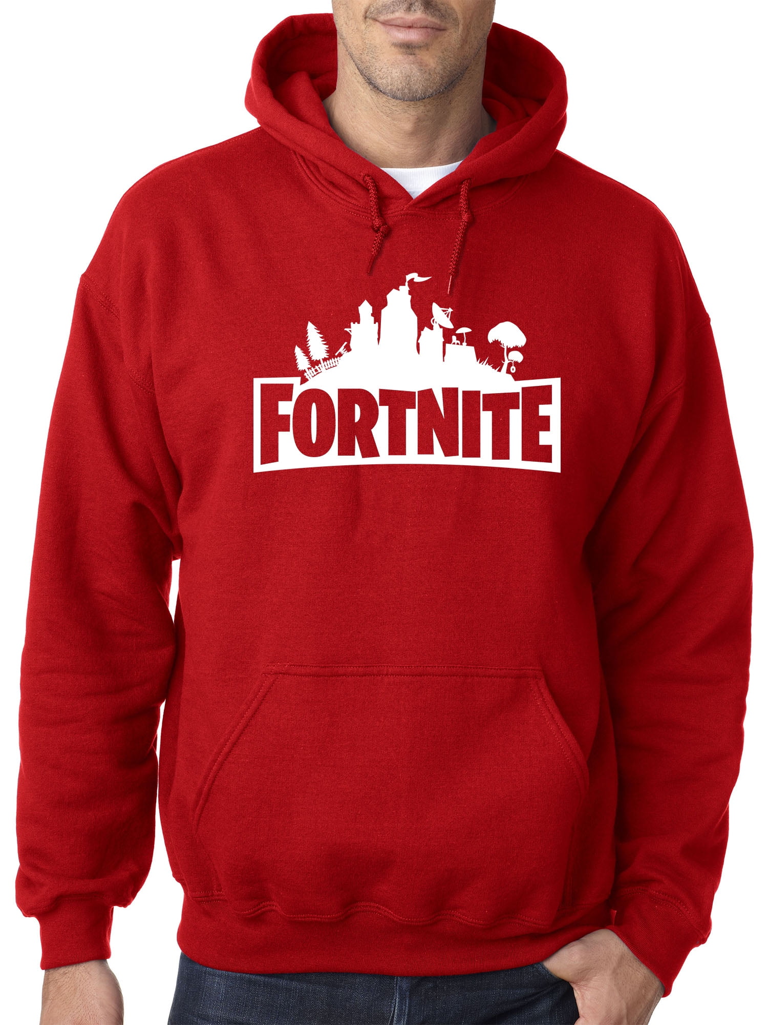 red fortnite hoodie