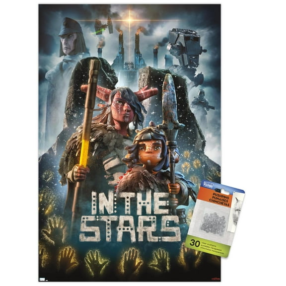 Star Wars: Visions Season 2 - In The Stars Wall Poster with Push Pins, 14.725" x 22.375"