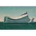 thumbnail image 2 of William Bradford 14x11 Black Ornate Wood Framed Double Matted Museum Art Print Titled: Iceberg (1869), 2 of 5