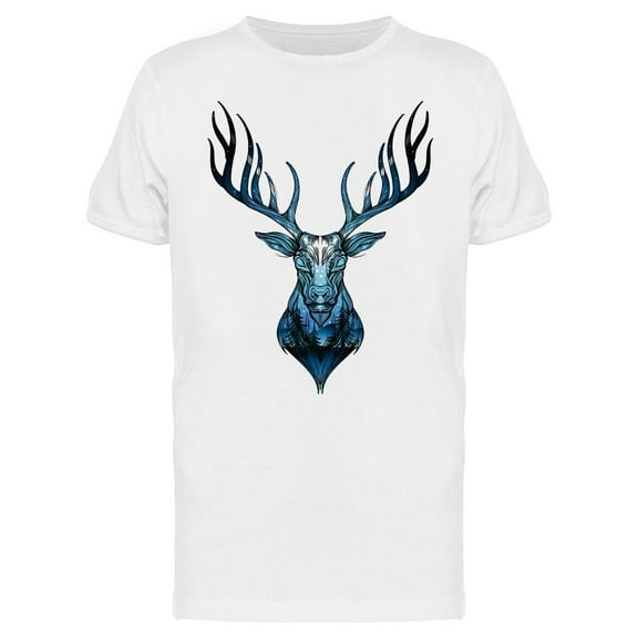 Deer With A Forest Landscape T-Shirt Men -Image by Shutterstock, Male 3X-Large