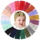 thumbnail image 1 of Paquete de 20 cintas para el cabello de nylon elásticas con moños para niñas bebés, 1 of 9