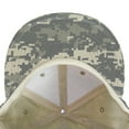 thumbnail image 5 of Decky 1047 6 Panel High Profile Structured Camo Snapback Hat-ACU/Black/Black, 5 of 6