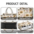 thumbnail image 4 of Large Capacity Tote Bag,Yellow Brown Green Leaf Sunflower Pattern Handbag Fashion Luxury Tote Bag,15.7"x13"x 5.1" Inches,Laptop Compatible, 4 of 6