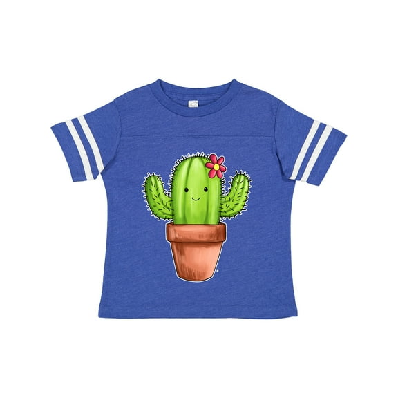 Inktastic Cute Cactus with Flower Hairpiece Boys or Girls Toddler T-Shirt