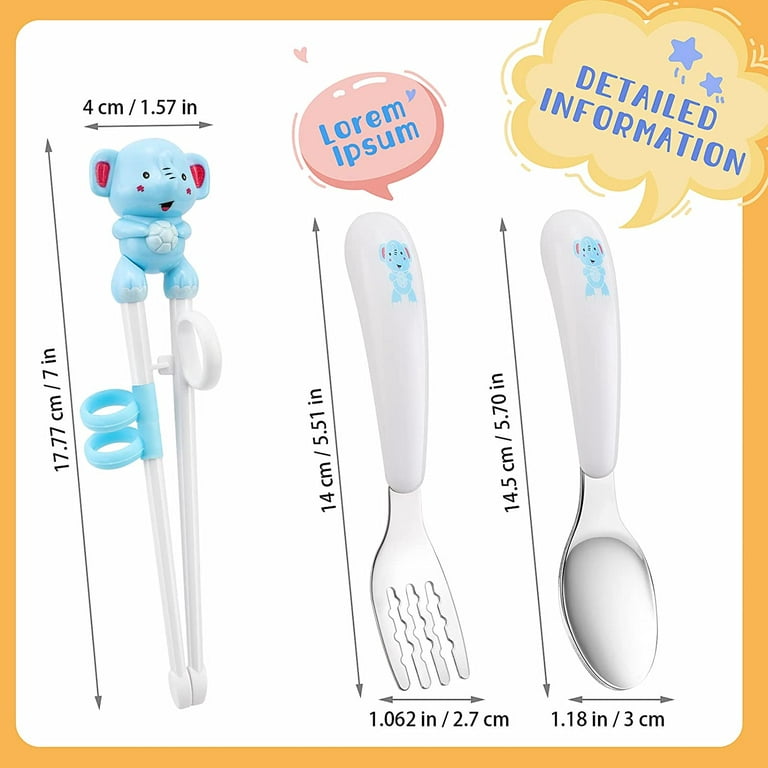 Chopsticks Spoon Baby, Baby Spoon Chopstick Set