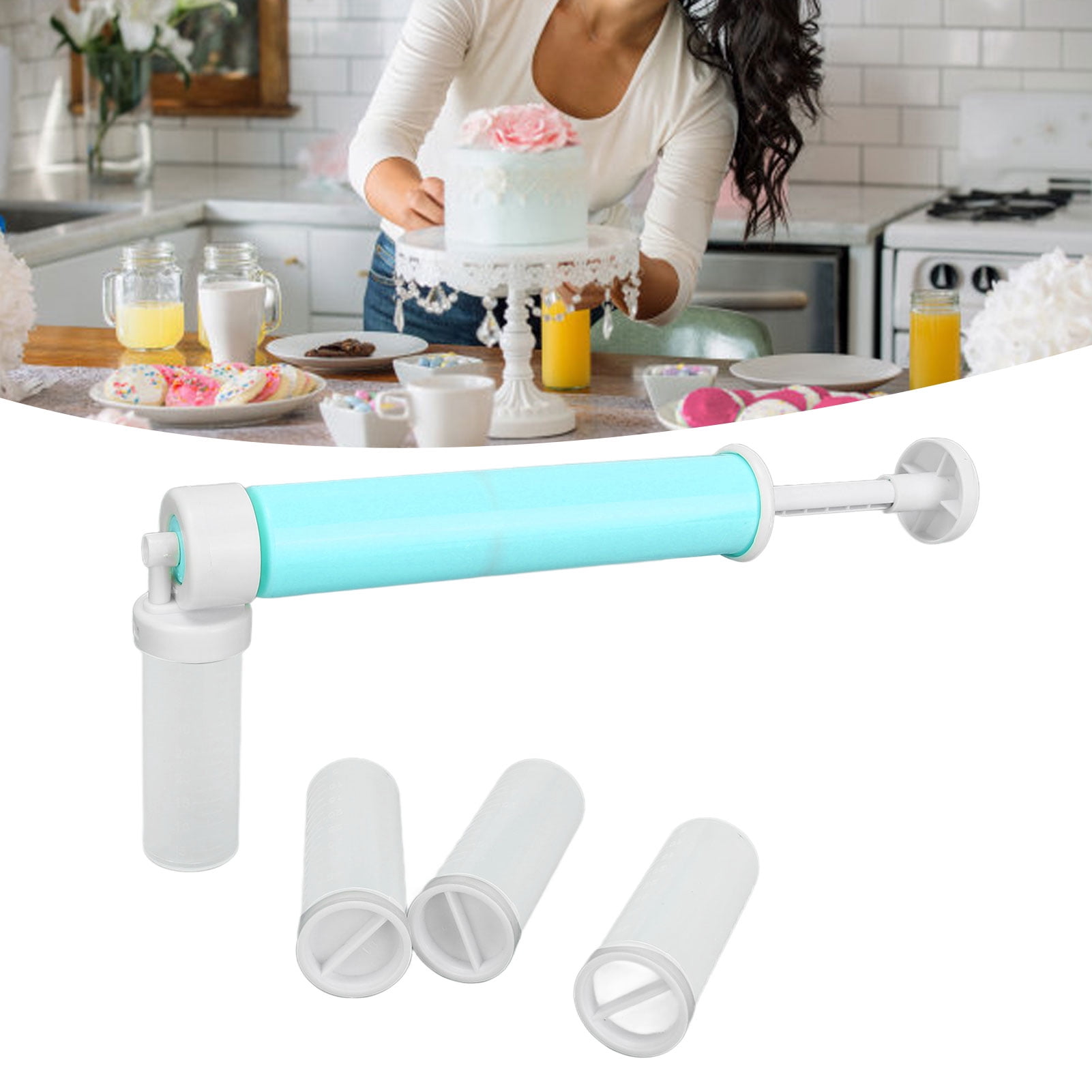 Baking Cake Airbrush Kit, Decorative Tool Cakes Manual Airbrush  For Kitchen Type A