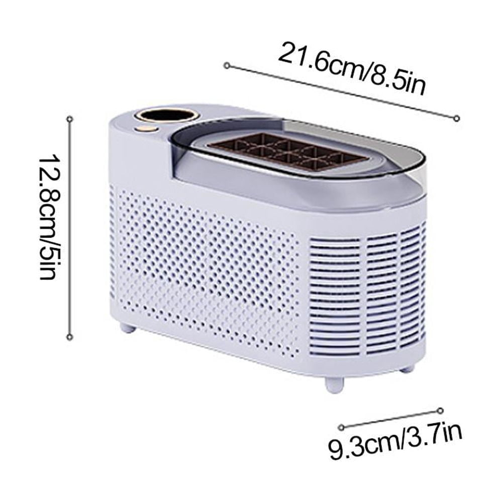 Portable Countertop Ice Maker Machine,Compact Mini Ice Maker with 12V Car Cable,Dual Power Fast Ice-Making,8 Cubes in 10 Minutes,Automatic Ices Cube Makers Machine for Camping,Travel Use