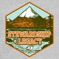 thumbnail image 2 of Junior's Mossy Oak Stewardship & Legacy Graphic Tee Athletic Heather 2X Large, 2 of 3