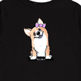 thumbnail image 4 of Inktastic Corgi Puppy Girl Boys or Girls Long Sleeve Toddler T-Shirt, 4 of 5