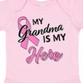 thumbnail image 4 of Inktastic My Grandma is My Hero Breast Cancer Awareness Boys or Girls Baby Bodysuit, 4 of 5