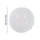 thumbnail image 3 of Felputo de mesa de PVC para copos de nieve de Navidad | Redondo 14,9 pulgadas x 14,9 pulgadas | Mantel individual impermeable resistente al calor | Rojo Plata Oro | Decoración navideña resistente a, 3 of 6