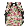thumbnail image 4 of Fotbe Rose Flowers Pattern Casual Backpack for School, Travel, and Outdoor Activities - Durable, Lightweight, and Comfortable, 4 of 5