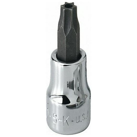 Sk Professional Tools Socket Bit, Steel, 1/4 in, TpSz T25 42525