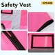 thumbnail image 3 of Chaleco XPCARE, paquete de 2 unidades, con cremallera de seguridad reflectante de alta visibilidad, rosa XXL, 3 of 6