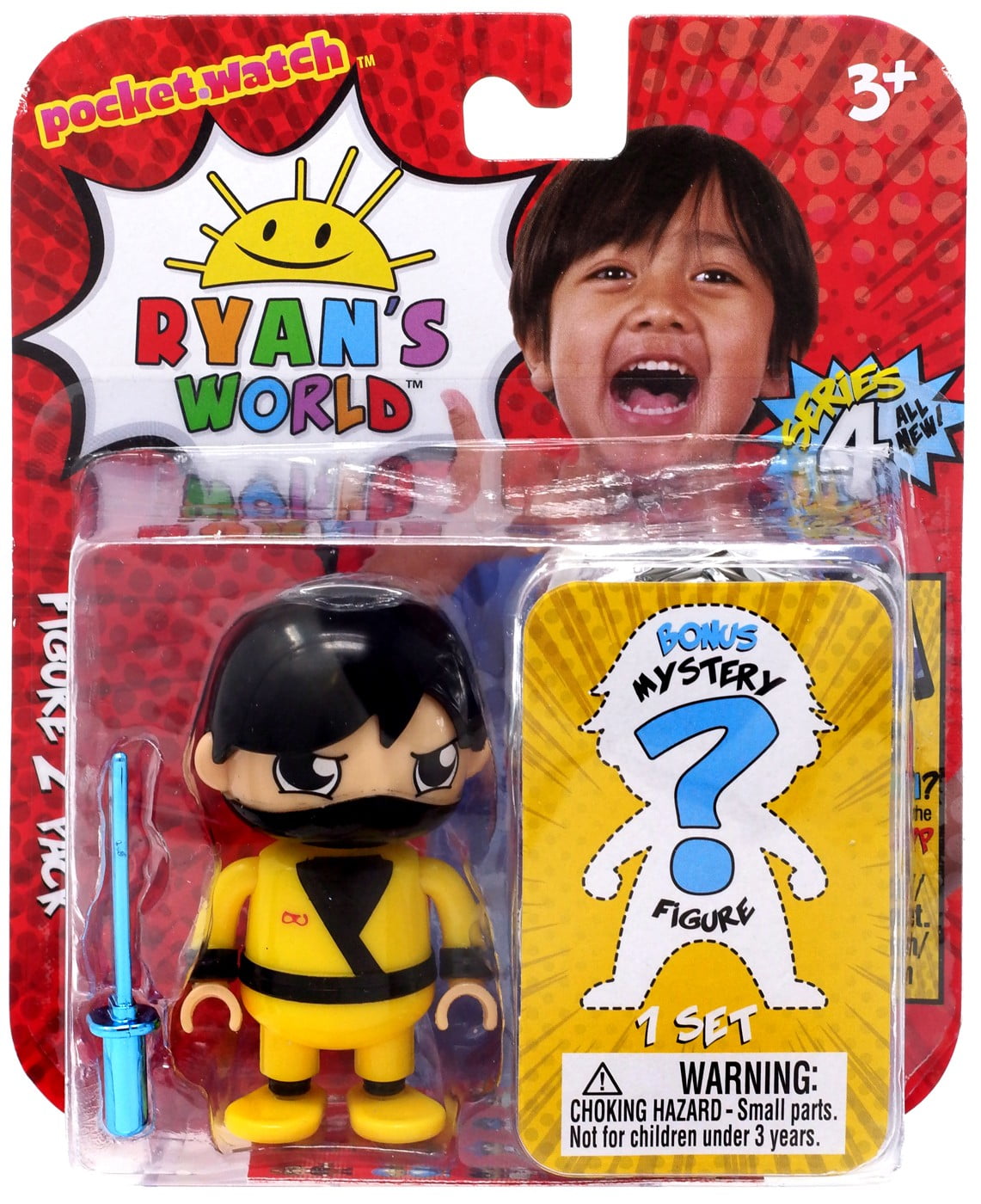 Film & TV Spielzeug NEW Ryan's World 3" Action FIGURE 2Pack PACIFIC