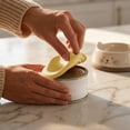 thumbnail image 6 of Pet Food Can Lids,Silicone Food Can Cover,soft Flexible Universal Sealing Design(Universal Size, Fit 3 Standard Size Food Cans),Yellow, 6 of 9