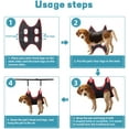 thumbnail image 4 of Juego de 10 piezas de arnés de hamaca para el cuidado de mascotas con cortaúñas, lima de uñas, peine, hamaca de sujeción transpirable para perros, arnés de aseo para perros y gatos, ayuda para cortar, 4 of 5