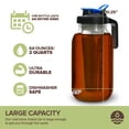 thumbnail image 2 of Modern Innovations Cold Brew Mason Jar (64 oz) Ice Coffee Making at Home, 2 Quart Cold Brew Maker for Iced Coffee and Tea, Cold Brew Glass Pitcher with Stainless Steel Filter, Cold Brew Coffee Maker, 2 of 7