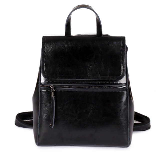 Mochila para mujer y niña, bolso de hombro, bolso escolar, cuero, cera de aceite puro, piel de vaca Vintage-- oso de fresa Electrónica