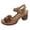 A-Brown66, variant on Yuanlong Womens Sandals Flower Ankle Buckle Strap Casual Shoes Open Toe Square Heels Comfort Beach Sandals