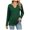 Green, variant on Lixiuxyad Women Fashion Casual T Shirt Solid Color Long Sleeve V Neck Top Blouse Trendy Casual,Black L