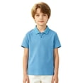 thumbnail image 4 of Fozruso Boys Collared Shirt School Uniform Kids Soft Breathable Classic Button Closure Shirt for School and Daily wear, 4 of 6