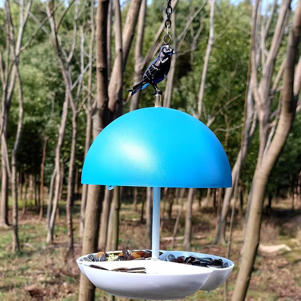 Wuweikeji Attractive Outdoor Mushroom Bird Feeder: Attract Birds to Your Garden