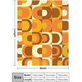 thumbnail image 3 of 70S Pattern Retro Orange and Brown Tones Flannel Fleece Throw Blankets 50"X40" Lightweight Fluffy Winter Fall Blanket Cozy Soft Fuzzy Plush Home Decor for Couch Bed Sofa Bedroom Living Room Travel, 3 of 6