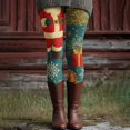 thumbnail image 6 of Christmas Leggings for Women Elastic High Waist Festive Print Soft Stretch Tight Pants Workout Yoga Pants, 6 of 6