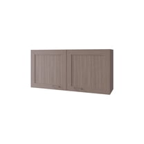 Fm Furniture Nakya Kitchen Wall Cabinet with 2 Doors, White Oak