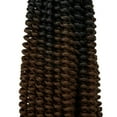 thumbnail image 6 of 8 Inch Spring Twist Hair,Synthetic Braiding Hair Extensions for Woman Girls Spring Twist Crochet Braids, Fluffy Twist Hair Ombre Crochet Braids Synthetic Braiding Hair Extensions, 6 of 6