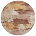thumbnail image 2 of Addison Rugs Chantille Indoor/Outdoor Transitional Abstract Paprika Machine Washable Round Rug, 8' x 8', 2 of 8