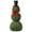 25.6 Inches, variant on Snowman Topiary Christmas Decoration 25 Inch, Artificial Boxwood Snowman with Red Bow & Santa Hat, Ready-to-Display Indoor Outdoor Holiday Decor