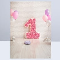 LULULION Floral Wall Backdrop Photography Background Cloth Seamless Design 1Set