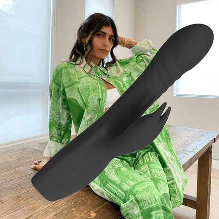 TIANYI Waterproof Rabbit Massager,Women Vaginal Health G Spot Vibrator,Bunny Ears 10 Vibration Modes Clitorals Stimulator for Adults