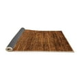 thumbnail image 2 of Ahgly Company Indoor Round Oriental Orange Modern Area Rugs, 5' Round, 2 of 4