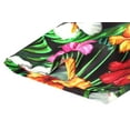 thumbnail image 6 of LA LEELA Men's Hawaiian Shirts Short Sleeve Button Down Shirt Floral Shirt Men Summer Beach Casual Vacation Tropical Shirts for Men Funny M Rose Mallow, Black, 6 of 7