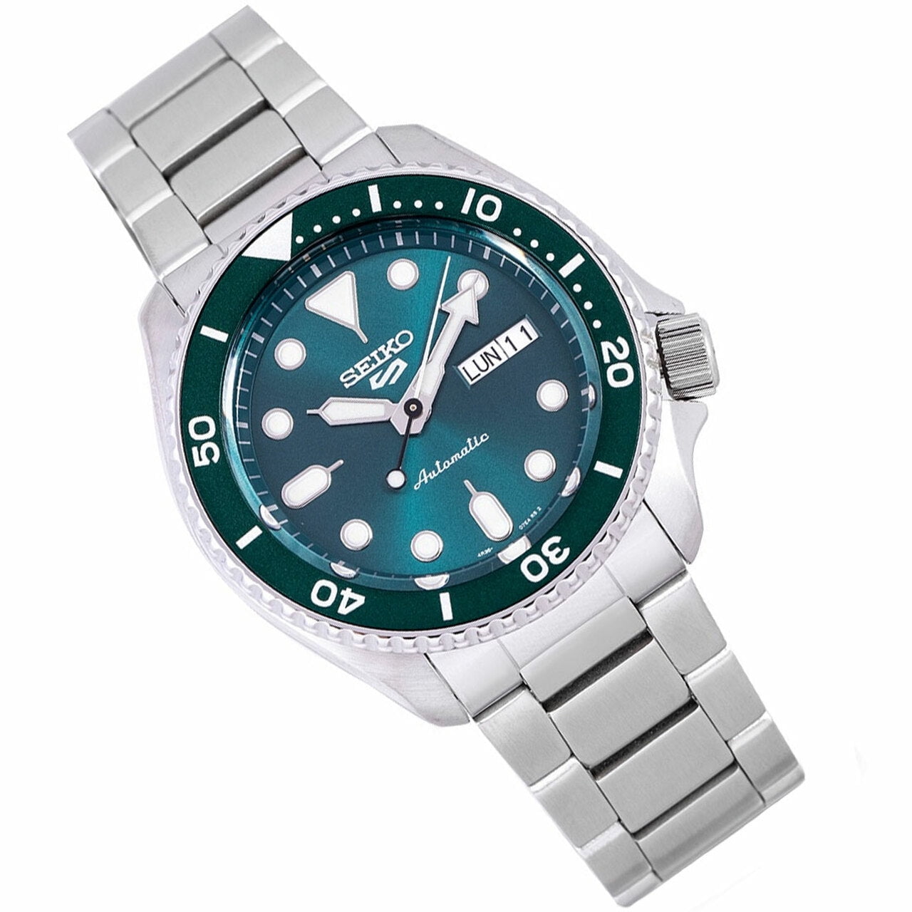 Seiko 5 sports green face hotsell