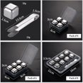 thumbnail image 2 of Whiskey Ice Cubes Stainless Steel Ice Cubes for Drinks Chilling Set of 4/6/8 with Box, Reusable Metal Whiskey Stones, Wine Chiller Rocks No Dilution Waterless Ice for Scotch, Vodka, Rum (Size : 6 pcs, 2 of 5