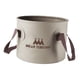 thumbnail image 5 of Cubo de lavabo plegable para almacenamiento de agua, contenedor de agua para exteriores 20L Café 33cmx24cm, 5 of 9