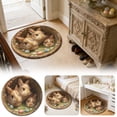 thumbnail image 2 of Decorative Area Rug Custom Easter Bunny Round Rug Personalized 3D Effect Easter Day Carpet Non Washable Bunny Area Rug for Living Room Bedroom Birthday Indoor Home Decor Spring Day Rug,Area Rug,Floor, 2 of 7