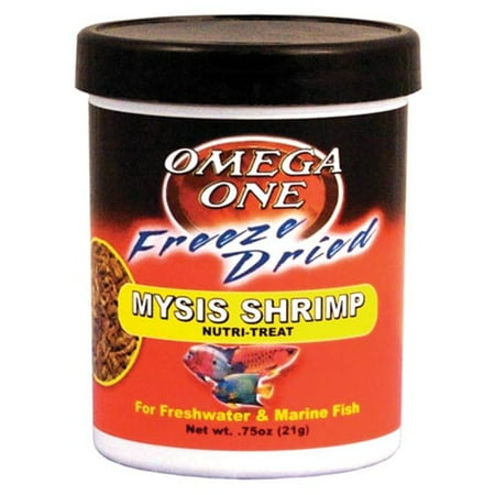 Mysis Shrimp - Omega One Freeze-Dried Mysis Shrimp Nutri-Treat - 0.75 oz